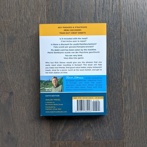 Rick Steves French, Italian & German Phrases - Picture 2 of 3